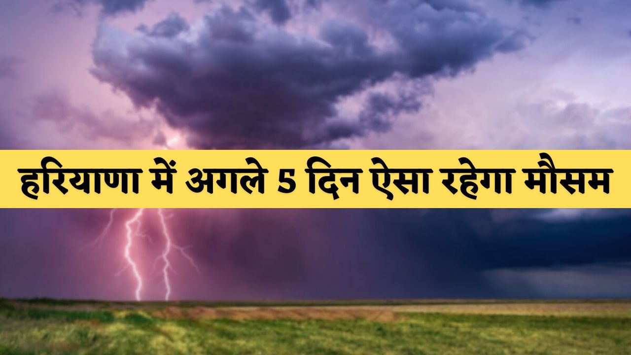 Haryana Weather: हरियाणा में अगले 5 दिन ऐसा रहेगा मौसम, जाने कब होगी बरसात ?